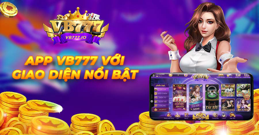 App VB777 giao diện hiện đại nổi bật